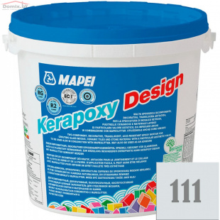 Фуга для плитки Mapei Kerapoxy Design N111 светло-серая  (3 кг)